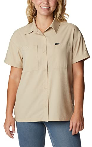 Columbia Kurzarm-Wanderhemd für Damen, Silver Ridge Short Sleeve Shirt, Nylon