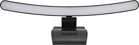 Curved Monitor Light Bar, Computer Monitor Lamp Touch Control, 3 Color Temperature Eye Modern Desk Lamp with 7 Color RGB Space Saving for Home Office Study Gaming