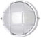 Kellerlampe IP54 | für E27-Fassung | Kellerleuchte Garagenleuchte aus Aluminium und Glas (weiß, D: 240)