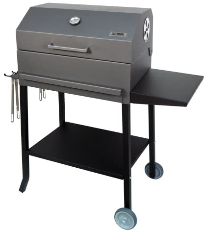 Imex El Zorro 71444 - Barbacoa con tapa y bandeja metálica 117x44x109 cms.