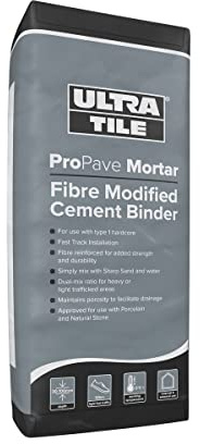 UltraTile Cement Binder | External Tiles | Mortar Fibre Modified Cement Binder | 20KG