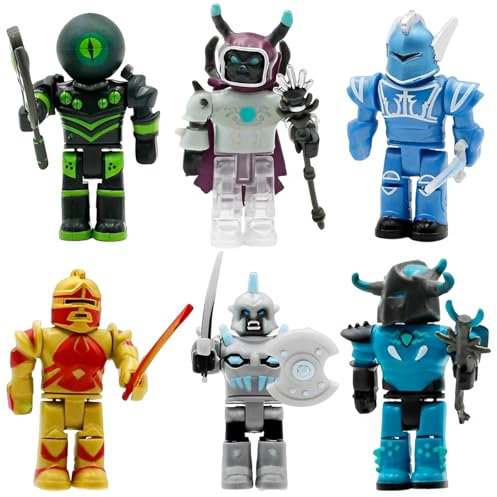 Roblox Figuren, 6 Stück Roblox Tortendeko, Actionfiguren Roblox Geburtstag Deko, Roblox Figur Model Spiel Spielzeug für Kinder ab 6 Jahren
