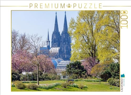 CALVENDO Puzzle Rheinpark, Köln | 1000 Teile Lege-Größe 64 x 48 cm Foto-Puzzle für glückliche Stunden