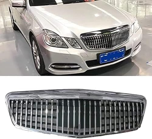 JACCOS Auto Kühler Front Grill Kühlergrill,für Mer-cedes Benz E Class W212 2009-2013,Vorne Kapuze Kühlergrill Sport Stil Auto Kühlergrill,Zubehör für Außenmodifikationen,B