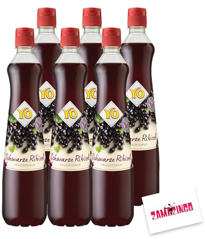 YO Sirup Schwarze Johannisbeere Ribisel 700ml (6er Pack)