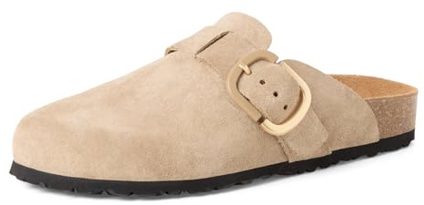 Tamaris Damen Pantoletten, Frauen Clogs, Pantoletten,Silber,schwarz,blau,fashletics,rot,Weiss,braun,grau,rosa,Champagne,Taupe,42 EU