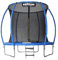 KETTLER Outdoor Trampolin Jump 244 I Gartentrampolin mit Sicherheitsnetz & 244 cm Durchmesser I Wetterfestes Fitness-Trampolin mit Schutzrandabdeckung und Leiter I Hohe Belastbarkeit bis 100 kg (Blau)