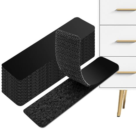 Ahuuen Nastro in, nastro di montaggio ad alte prestazioni | Cuscinetti adesivi neri forti su entrambi i lati, nastro di montaggio flessibile per ganci