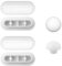 LICQIC 6 Pcs Toilet WC Seat Buffer, Universal Toilet Bumper Replacement Cushioning Pads, 4 Seat Cushion + 2 Top Cover Cushion (White)