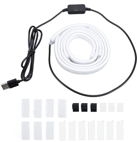 Gaming -Licht für 32 -Zoll -PC -, RGB -LED -Strip -Hintergrundbeleuchtung Hinter Dem Fernseher mit 3 Beleuchtungsmodi, LED -Streifenleuchten, die die Computerlichtleiste Hinter