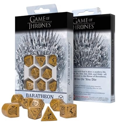 Q-Workshop Game of Thrones. Baratheon Dice Set.