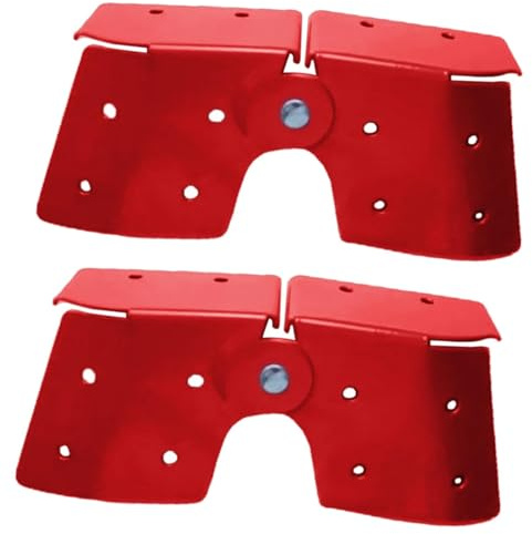 Sharplace 2 pièces de quincaillerie pour Assemblage d'échelle Pliante, charnière en Alliage d'aluminium pour escabeau, Charnière Incurvée