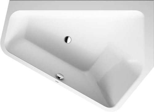 Duravit Badewanne Paiova – 5 1770 x 1300 mm rechts EinbauLeuchte weiß