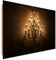 Feeby. Wandbilder - 1 Teilig- 70x100 cm - Bilder Kunstdrucke Deko Panel, KRONLEUCHTER, Lampe, GELB, BRAUN