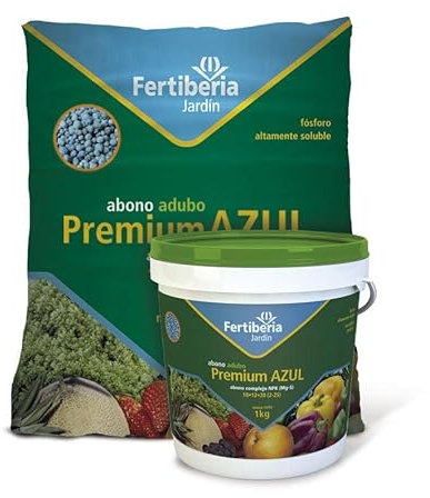 FERTIBERIA Abono granulado Premium Azul 3Kg para Todo Tipo de Plantas