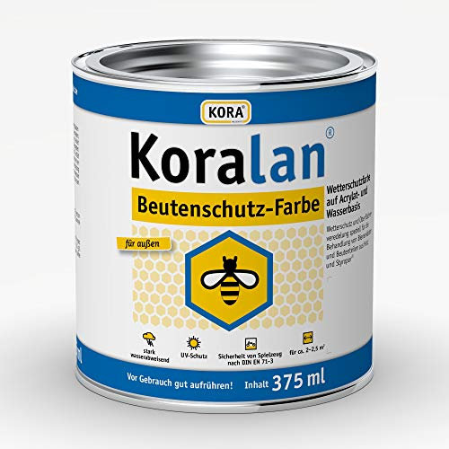 Kora Beutenschutz Lack Beutenfarbe Bienen Farbe Gelb 375ml