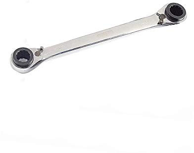 4 in 1 Reversible Ring Ratchet Spanner Double Twin Ended 4-8mm