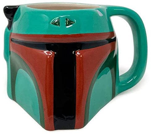 Star Wars - 3D Tasse geschnitzt aus Keramik (Boba Fett)