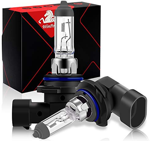 WinPower HB4 9006 55W Scheinwerfer Halogenlampen 3000K Gelb Super Bright 12V Nebelscheinwerfer, 2 Stück