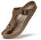 SAGUARO Chanclas de Playa Hombres Antideslizante Flip Flops Mujer Cómodo Piscina Zapatillas Unisex Ducha Pantuflas Respirable Ultraligero Sandalias, Slipper Marrón 36