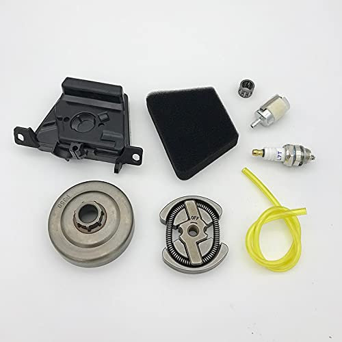 Frizione Tamburo Filtro Aria Candela Misura per Partner 350 351 370 371 382 390 Filtro Carburante Linea Tubo Motosega Ricambi