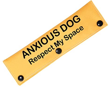 Anxious Dog Leash Wrap for Rescue and Nervous Dogs - Leash Sleeve (Anxious-Dog S)
