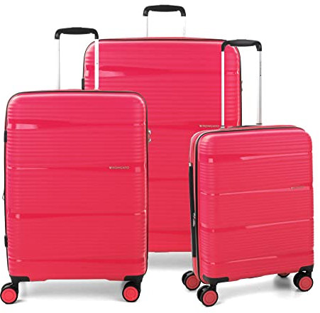 Roncato R-LITE SET VALIGIE (Grande, Medio, Cabina) Fucsia