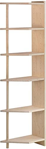ASTIGARRAGA Eckregal aus unbehandeltem Kiefernholz, 6 Böden