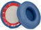 Solo3 - Cuscinetti auricolari di ricambio per Beats Solo 2 e Solo 3 Wireless On-Ear, cuscinetti in memory foam con morbida pelle proteica (blu acqua)