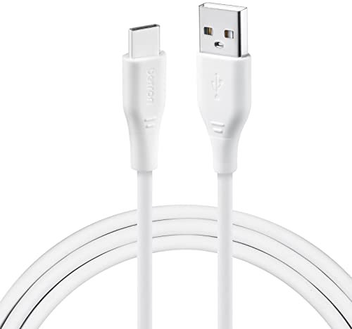 Betron USB C Charger Cable, 0.5 Metre, 3.1A, Fast, Compatible with iPhone, Samsung (White)