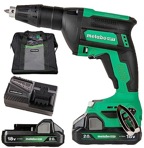 Metabo HPT W18DAQAM 18V MultiVolt Brushless Drywall Lithium-Ion Cordless Screw Gun (Tool Only)