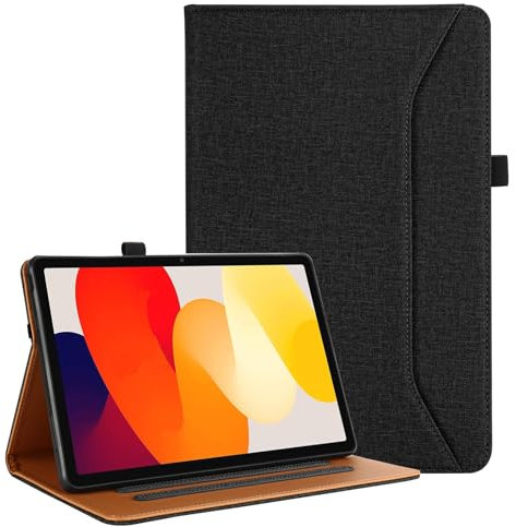 Vakarey Funda Tablet para Xiaomi Redmi Pad SE 2023 Soporte Multiángulo Funda para Redmi Pad SE 11 Pulgadas,Negro