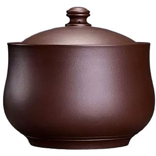HUMAJORY Boîte à Thé Zisha Pot de Stockage de thé en Vrac, Gardez Le thé en Vrac Bien rangé et Frais, Grand réservoir de Stockage scellé Fait à la Main Pot de Stockage de Thé