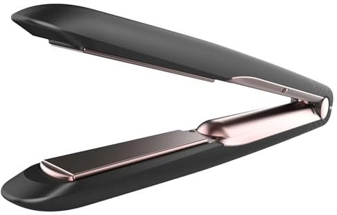 Cecotec Plancha del Pelo Inalámbrica Bamba RitualCare Liberty Pro. Autonomía de 50 Mins, Revestimiento de Cerámica, Base de Carga, Regula la Temperatura, Diseño Ergonómico