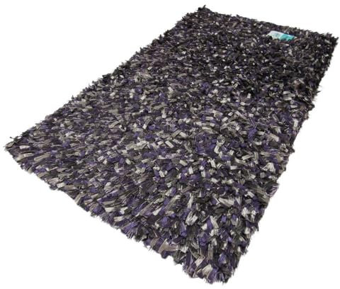 Batex Badteppich Badematte Star Lila Grau ca.60 x 100 cm