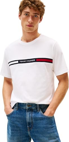 Tommy Hilfiger Herren T-Shirt Kurzarm Rundhalsausschnitt