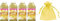 Lenor Fabric Conditioner, Pack of Four, 4 x 15 Washes, 4 x 540ml, Gold Orchid Scent + Our Gift for You - Organza Bag Size 9 x 7 x 0.1 cm (package may vary)