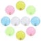 CHGCRAFT 10 Stück 5 Farben Joystick Ball Top Griff Rocker Spielmaschine Ball Top Griff Rocker Rundkopf Arcade Spiel DIY Teile Griff Crystal Rocker Ball Ersatz Arcade Spiel DIY Kit