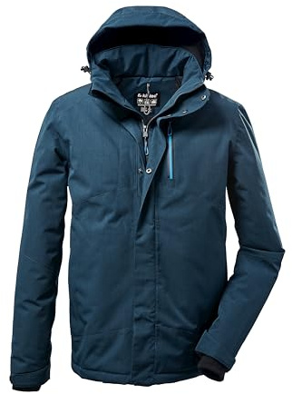 Killtec Herren Funktionsjacke/Outdoorjacke mit abzippbarer Kapuze - Kurzgröße KOW 161 MN JCKT KG, dunkelpetrol, 30, 43055-000