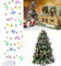 Wichtel Lichterkette Miniatur Led, 2M Wichtel Lichterkette Wichtel Zubehör, Miniatur Lichterkette Zubehör Puppenhaus für Weihnachtsdeko Puppenhaus Möbel, Kinder Geschenk (Colorful)