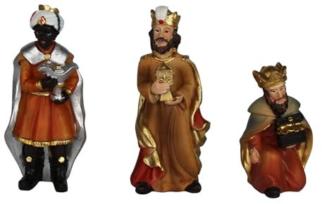 ZICOM Krippenfigurenset Hlg. DREI Könige Eden klassisch ca. 8cm Polyresin handbemalt