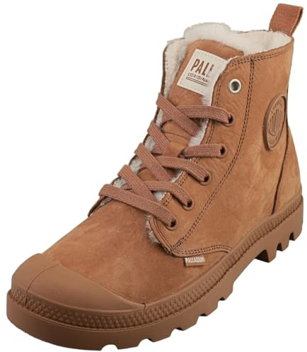 Palladium Damen Pampa Hi Zip WL Stiefel, Braun, 39,5 EU, braun, 39.5 EU
