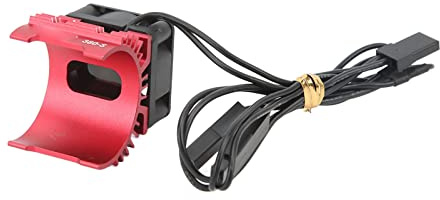 Dilwe Aluminiumlegierung RC Motor Kühlkörper, Kühllüfter mit hoher Wärme-Ableitungskapazität, für 380 Bürstenlose Motor 28-29mm, RC-Autoteil, hochleistungsfähig, langlebig