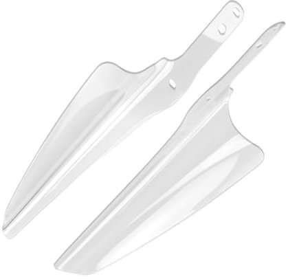 NVDERTA Compatibile con Harley Road King Street Glide Road King Custom EFI FLHRSI FLHRC Forcella for Moto Deflettore Parabrezza Anteriore(Smoke)