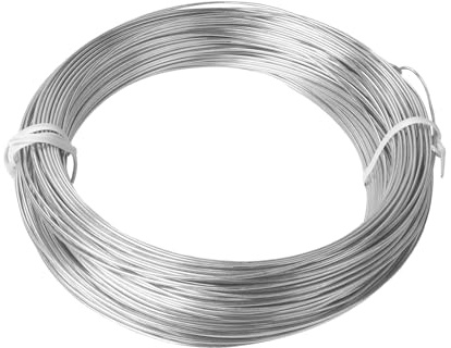 Garden Wire for Climbing Plants 50m, 1mm Galvanised Garden Wire Plant Twist Tie for Training Climbing Plants, Crafts, Modelling, Sculpting, DIY Gardening, Hanging and Fencing