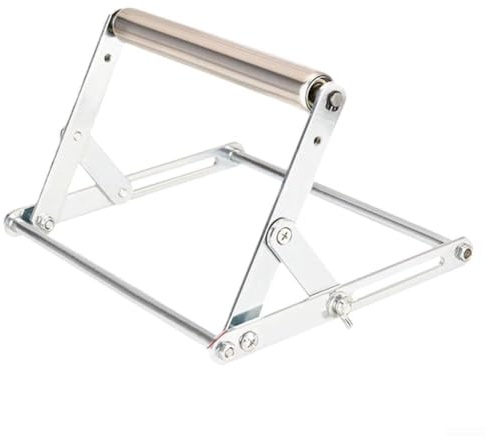 Foldable Table Saw Stand with Adjustable Height Support Frame for Cutting Machines Metal Material Support Bracket Workbench