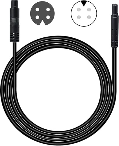 Medrialife 3 m Câble d’extension pour caméra de recul 4 broches, mâle vers femelle, rallonge vidéo pour caméra arrière de voiture, camion, bus, remorque et camping-car