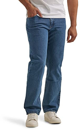 Wrangler Authentics Men's Authentics Big & Tall Classic Relaxed Fit Jean, Blue, 40W / 36L