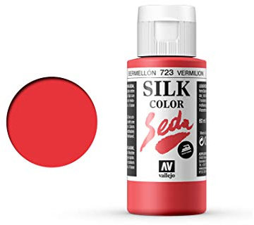 Vallejo Silk Color 43723 Vermillion (60ml)