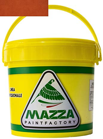 COLORIFICIO MAZZA Pittura Decorativa Per Interni Effetto Sabbiato Lt 5 Sabbia Vernice Muro Effetto Metallizzato Cangiante Perlescente Idropittura Murale Colorata (Oro Rosso Sbg3116)